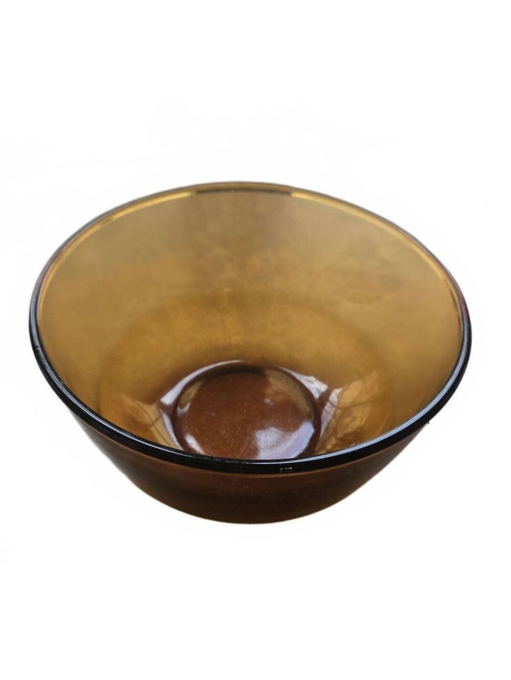Vtg Anchor Hocking Fire King Harvest Amber 1.5Qt Mixing Bowl